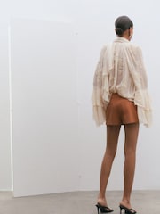 Mango Pink Tailored Skort - Image 3 of 7