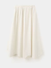 Mango Cream Tiered Cotton Maxi Skirt - Image 4 of 6