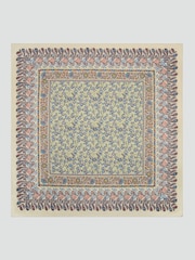 Mango Cream Floral Print Square Satin Scarf - Image 2 of 4