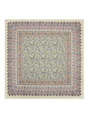 Mango Cream Floral Print Square Satin Scarf - Image 4 of 4