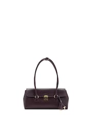 Mango Red Leather Effect Padlock Shoulder Bag - Image 6 of 6