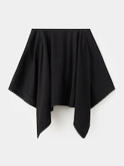 Mango Black Asymetric Hem Skirt - Image 1 of 3