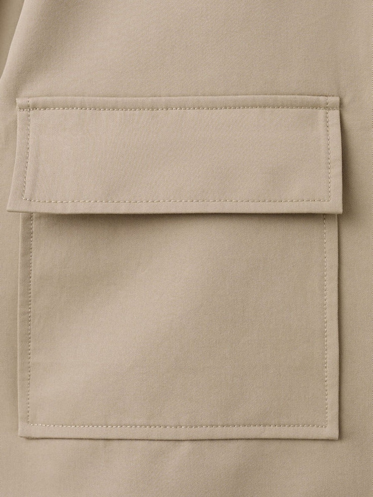 Mango Cream Button Through Collared Trench Jacket - Image 7 of 7
