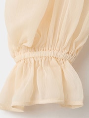 Mango Yellow Ruffle Blouse - Image 6 of 7