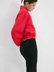 Mango Red Bomber Jacket - Image 5 of 8
