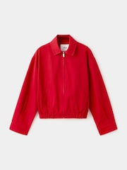 Mango Red Bomber Jacket - Image 6 of 8