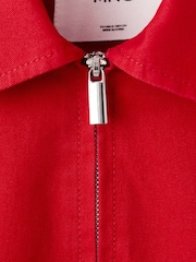 Mango Red Bomber Jacket - Image 7 of 8