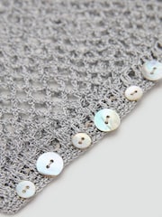 Mango Grey Woven Beaded Hat - Image 3 of 4