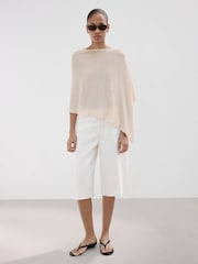 Mango Yellow Lightweight Knitted Cape Top - Image 2 of 7