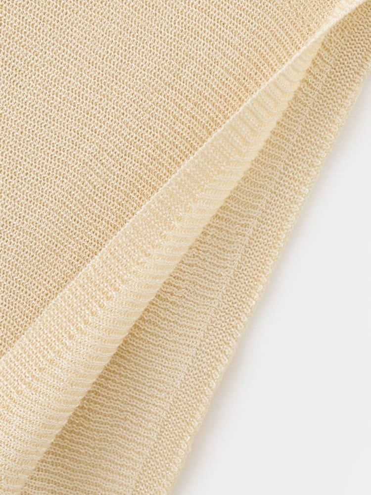 Mango Yellow Lightweight Knitted Cape Top - Image 7 of 7