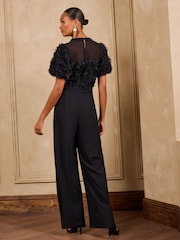Love & Roses Tailored 3D Floral Jumpsuit - Պատկեր 4 5-ից
