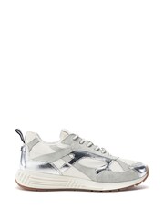 Moda in Pelle White Bryani Multi Panel Lace Up Trainer - Image 1 of 4