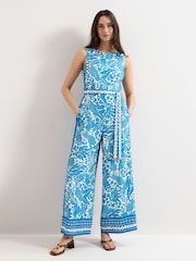 Phase Eight Blue Petite Cyra Jumpsuit - Image 1 of 7