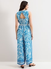 Phase Eight Blue Petite Cyra Jumpsuit - Image 2 of 7