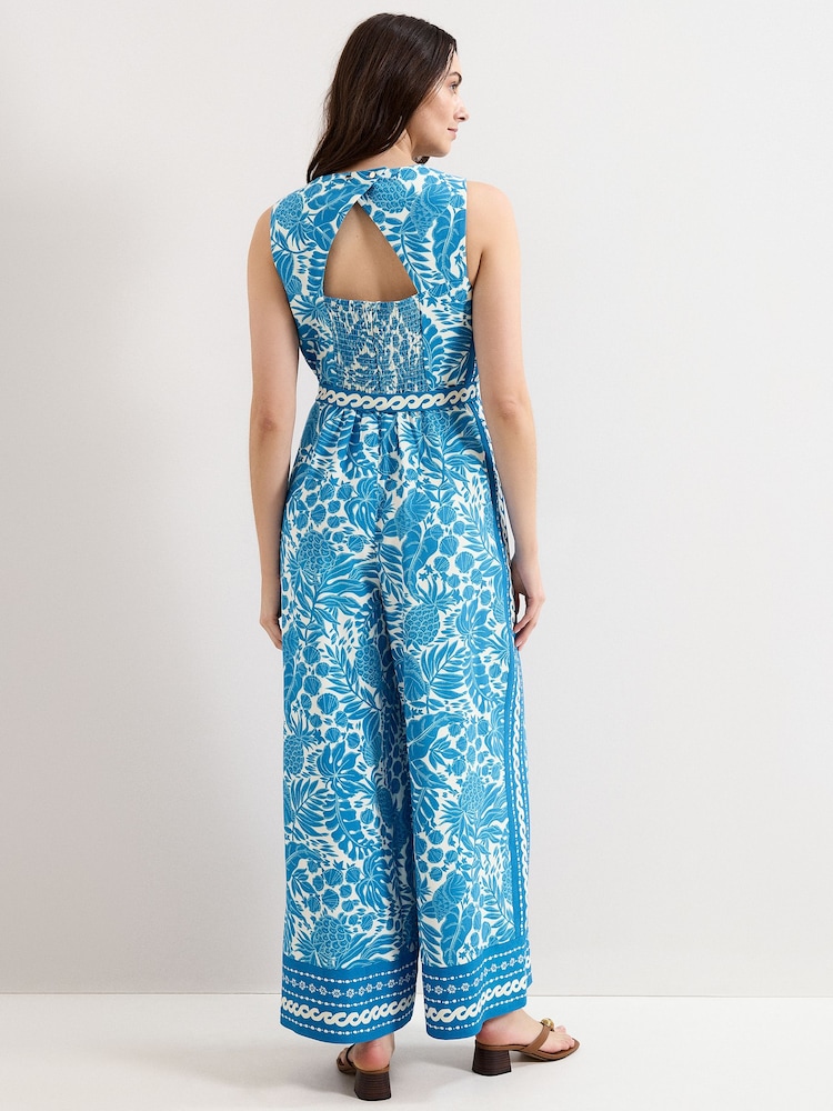 Phase Eight Blue Petite Cyra Jumpsuit - Image 2 of 7