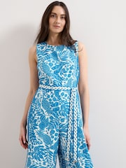 Phase Eight Blue Petite Cyra Jumpsuit - Image 3 of 7