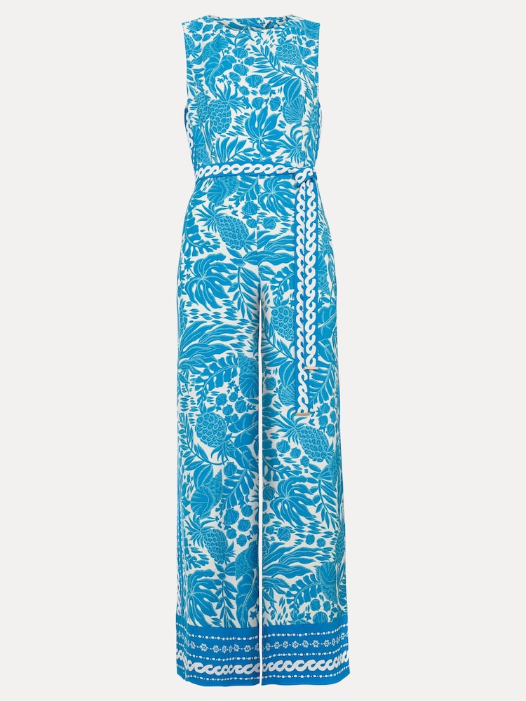 Phase Eight Blue Petite Cyra Jumpsuit - Image 7 of 7