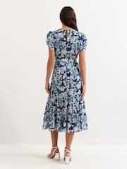 Phase Eight Blue Petite Azalea Dress - Image 2 of 6