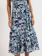 Phase Eight Blue Petite Azalea Dress - Image 5 of 6