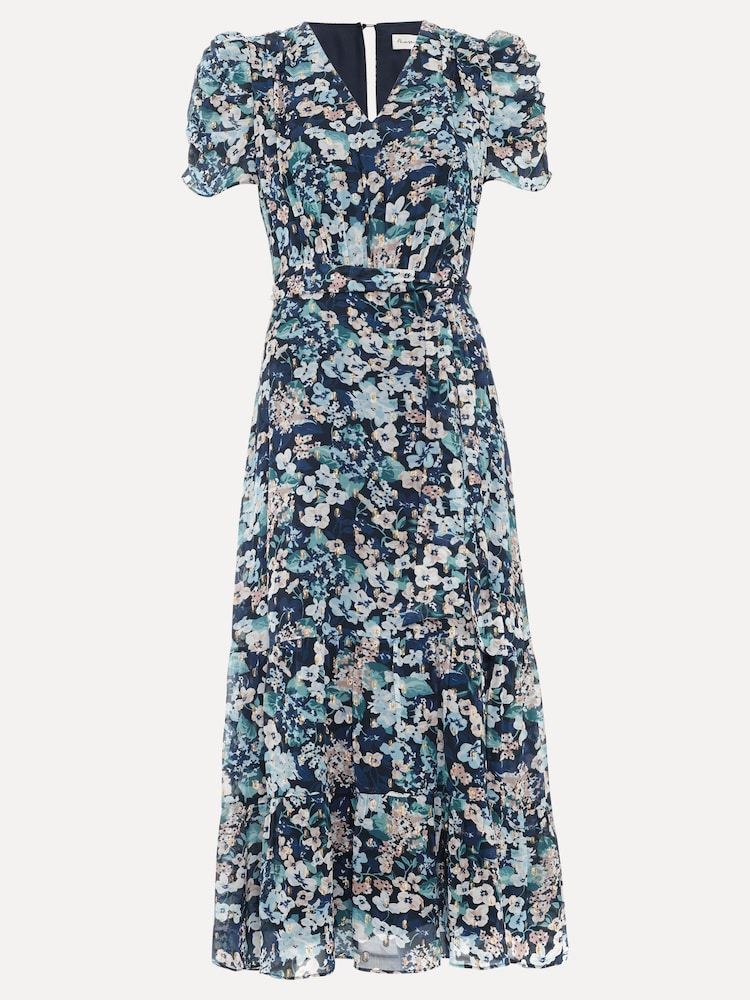 Phase Eight Blue Petite Azalea Dress - Image 6 of 6 Phase Eight Blue Petite Azalea Dress - Image 6 of 6