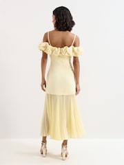 Phase Eight Yellow Liora Bardot Maxi Dress - Image 2 of 7