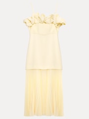 Phase Eight Yellow Liora Bardot Maxi Dress - Image 7 of 7