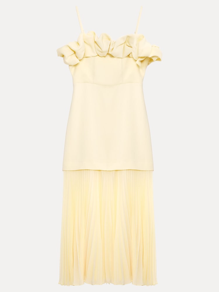 Phase Eight Yellow Liora Bardot Maxi Dress - Image 7 of 7