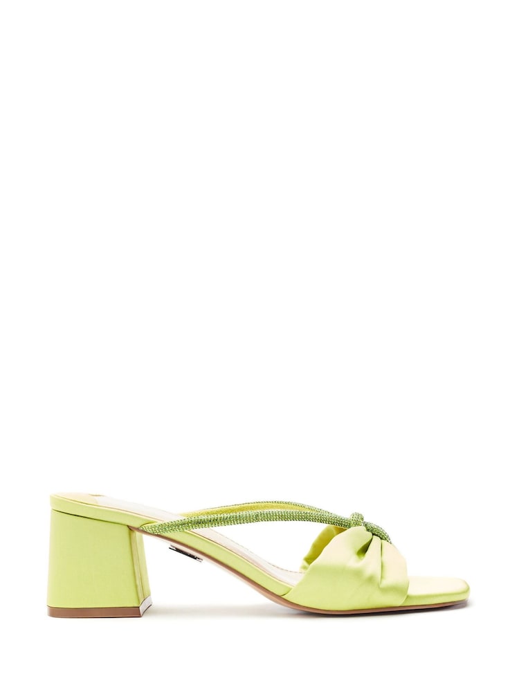 Moda in Pelle Neoma Gltiz Detailed Block Heel Mule - 画像 1 / 3