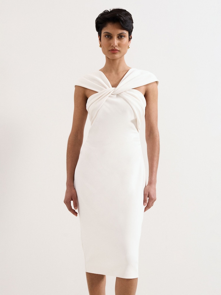Phase Eight White Camela Dress - Image 1 of 7
