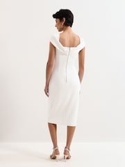 Phase Eight White Camela Dress - Image 2 of 7