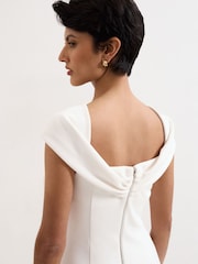 Phase Eight White Camela Dress - Image 5 of 7