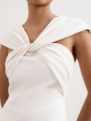 Phase Eight White Camela Dress - Image 6 of 7