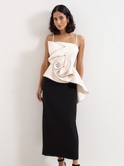 Phase Eight Black Tulia Maxi Dress - Image 3 of 7