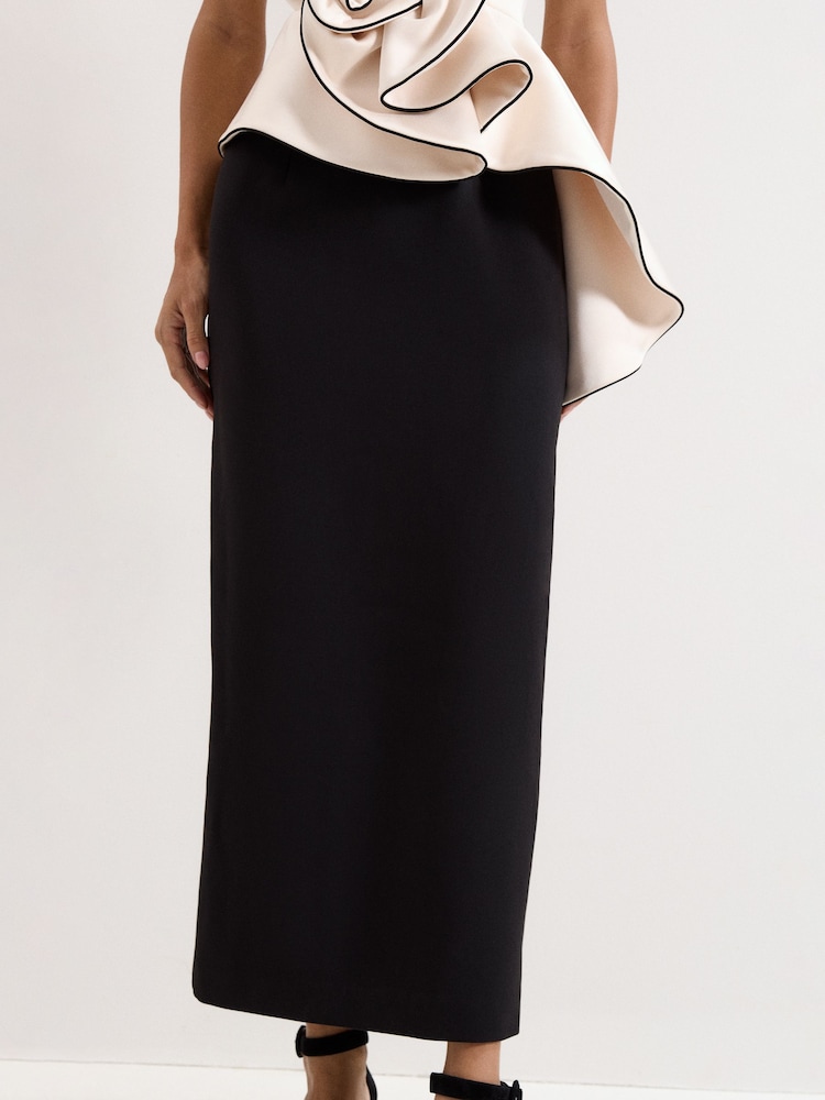 Phase Eight Black Tulia Maxi Dress - Image 7 of 7