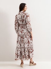 Phase Eight Brown Coralie Tan Dress - Image 2 of 6
