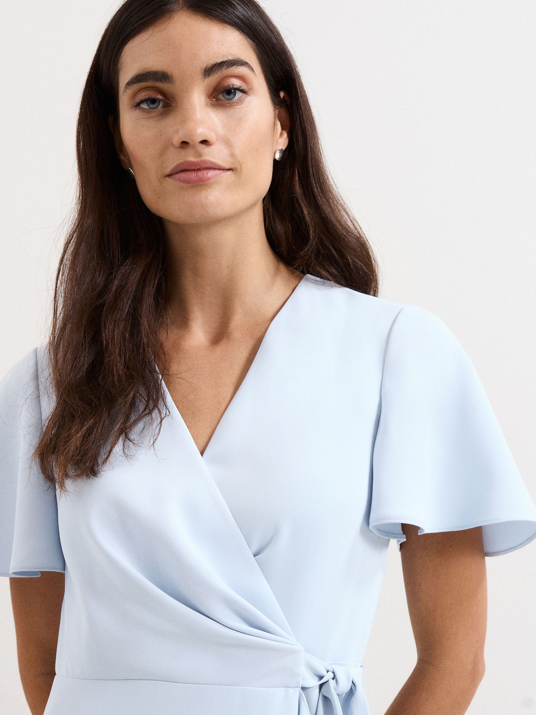 Buy Phase Eight Blue Julissa Wrap Dress from Next USA