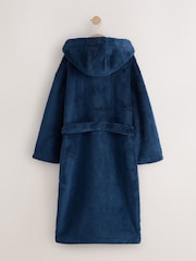 Navy Long Fleece Robe (9-16yrs) - Image 2 of 4