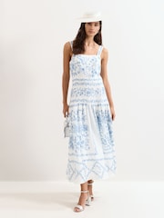Phase Eight Blue Petite Torin Dress - Image 3 of 7