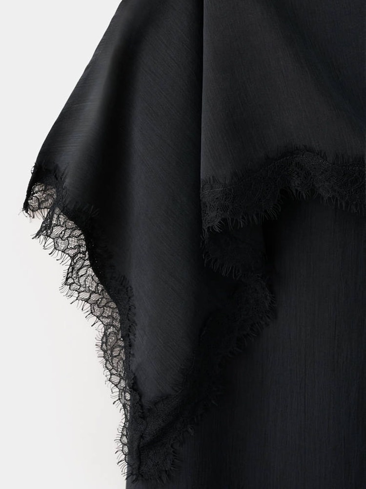 Mango Black Linen Wide Leg Trousers - Image 3 of 3