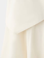 Mango Cream Scarf Detail Midi Skirt - Image 7 of 8