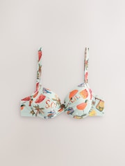 Mint Green Mosaic Conversational Shaping Padded Wired Bikini Top - Image 5 of 8