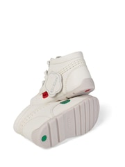 Kickers White Hi Leather Boots - Image 6 of 6