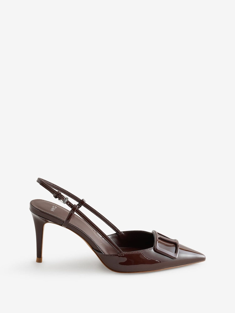 Mango Brown Pointed Heels - Image 1 of 1