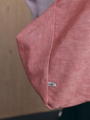 self. Pink Canvas Tote Bag - Image 5 of 5