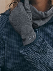 self. Charcoal Grey Sports Fleece Gloves - Image 2 of 3