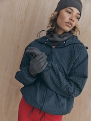 self. Charcoal Grey Sports Fleece Gloves - Image 3 of 3