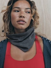 self. Charcoal Grey Sports Fleece Snood - Image 1 of 3