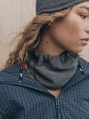 self. Charcoal Grey Sports Fleece Snood - Image 2 of 3