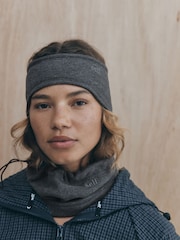 self. Charcoal Grey Sports Fleece Headband - Image 2 of 5