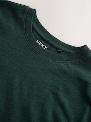 Marga gris - Corte estándar - Camiseta básica de algodón con cuello redondo - Imagen 8 de 8